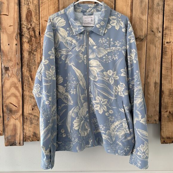 Urban Outfitters Floral Harrrington Hawaiian Lightweight Western Bomber Size XL - Picture 3 of 16